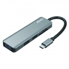HUB USB KOLKE KCH-430 6 PORTAS TYPE-C/SD/MICRO SD