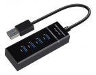 HUB USB SZW-815 4 PORTAS 3.0 PRETO