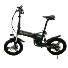 BICICLETA ELETRICA FOSTON FS-P160 PRETO/LARANJA