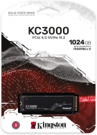 HD SSD M.2 1TB NVME KINGSTON SKC3000S/1024G 7000MB