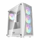 GABINETE AIGO DARKFLASH DK352 ARGB 4FANS WHITE