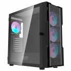 Gabinete Aigo darkFlash DK431, E-ATX, Vidro Temperado, 4x Cooler ARGB, Black