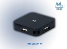 HUB USB MTEK HB-420 4 PORTAS 2.0 BLACK
