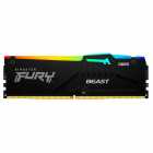 MEM DDR5 16GB 5200 KINGSTON FURY BEAST BLK RGB XMP KF552C40BBA/16