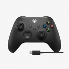 CONTROLE SEM FIO XBOX + CABO USB-C BLACK