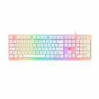 TECLADO HAVIT HV-KB876L GAMING RGB WHITE USA