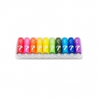 PILHA AA XIAOMI RAINBOW BATTERIES CAIXA C/10 PCS