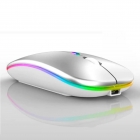 MOUSE LUO LU-3044 WIRELESS/BT RECARREGAVEL SILVER