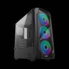 GABINETE GAMER CHECKPOINT CP-300BD PRETO