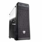 GABINETE COUGAR MX330-G GLASS 1FAN BLACK