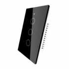 INTERRUPTOR SMART TOUCH MOES ZIGBEE ZS-US3-BK-MS - 3 INTERRUPTOR BLACK