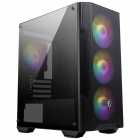 Gabinete Gamer MSI MAG Forge M100A, RGB, Vidro Temperado, 4 Fans 120mm, Micro-ATX, Preto