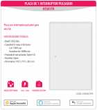 ZIGBEE HOMIE ESP PUSH 1 INT. HSS01FR WHITE