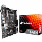 Placa Me UP Gamer A320M, AMD AM4, m-ATX, DDR4, M.2 NVMe, HDMI, VGA, UP-A320M