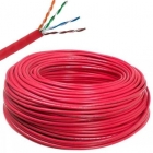 CABO REDE UTP 305M WIRE TM CAT5E 100MHZ RED