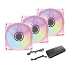 COOLER FAN AIGO DARKFLASH INFINITY 8 KIT 3IN1 PINK