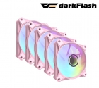 COOLER FAN AIGO DARKFLASH INFINITY 8 KIT 5IN1 PINK