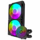 COOLER WATER AIGO DARKFLASH DC-240 RADIANT RGB BLACK