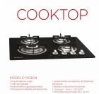 FOGAO COOKTOP MITSUO 4 BOCAS MG604B 60X42CM BIVOL