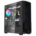 GABINETE AIGO DARKFLASH DF2100 MESH BLACK 4FAN RGB