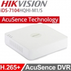 DVR HIKVISION 4CH IDS-7104HQHI-M1/S ACUSENSE 1080P