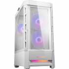 GABINETE COUGAR DUOFACE RGB 3FAN WHITE TEMPERED GLASS