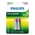 PILHA AAA RECARREGAVEL PHILIPS R03B2RTU10/97 2UND