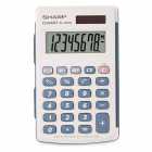 CALCULADORA SHARP EL-243SB 8 DIGITOS - WHITE/BLUE
