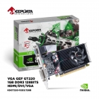 Placa de Video Keepdata 1GB Nvidia GeForce GT220 GDDR3 KDGT220-1GD3 128Bits 550Mhz HDMI, DVI, VGA(D-Sub)