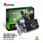 Placa de Video Keepdata 2GB Nvidia GeForce GT730 GDDR3 KDGT730-2GD3 128Bits 700Mhz HDMI, DVI, VGA(D-Sub)