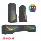 CAIXA DE SOM SATE AS-92003B RGB/BT/BLACK