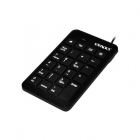 TECLADO NUMERICO SATE AK-186B BLUETOOTH PILHA BLK