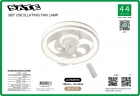 VENTILADOR DE TETO SATE C/LUMINARIA A-FAN703 44W