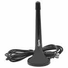 ANTENA TV DIGITAL QUANTA QTANT0260 UHF/VHF/NEGRO
