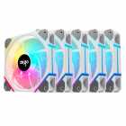 COOLER FAN AIGO DARKFLASH AM12 PRO RGB 5IN1 WHITE