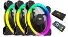 COOLER FAN AIGO DARKFLASH DR11 ARGB 3IN1 BLK/WHITE