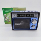 RADIO PORTATIL ECOPOWER EP-F35B USB/SD/AUX RED
