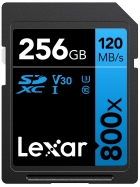 CARTAO SD 256GB LEXAR HIGH-PERFORMANCE 800X 120MBS