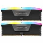 Memria Corsair Vengeance RGB, DDR5 64GB (2x32GB), 6600MHz, c/Dissipador, Para Intel, CMH64GX5M2B6400C32, Preto