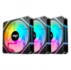 COOLER FAN AIGO DARKFLASH AM12 PRO RGB 3IN1 BLACK