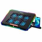 SUPORTE P/ NOTEBOOK SATE A-CP23 USB RGB PRETO 17