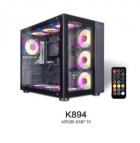 GABINETE SATE K894 GAMER 10FAN ARGB C/CON.EATX BLK