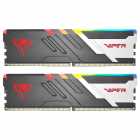 MEM DDR5 32GB 7400 PATRIOT VIPER VENOM RGB (16X2) PVVR532G740C36K BLACK