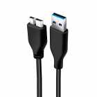 CABO USB P/ HD EXTERNO 3.0 PRETO