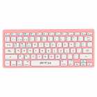 TECLADO FTX FTXB1000 BT ESP ULTRA SLIM PINK