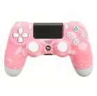 CONTROLE PS4 PLAYGAME DUALSHOCK PINK FLOWER