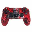 CONTROLE PS4 PLAYGAME DUALSHOCK KRATOS RED