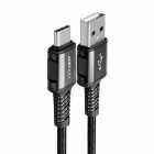 CABO ACEFAST C1-04 USB-A P/ USB-C 1.2M BLACK