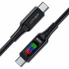 CABO ACEFAST C7-03 USB-C P/ USB-C 1.2M LED BLACK