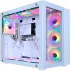 GABINETE SATE K897 GAMER 4FAN EATX WHITE